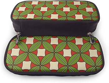 Amazon | ペンケース 筆箱 中国のコイン格子縞 大容量 軽量 おしゃれ